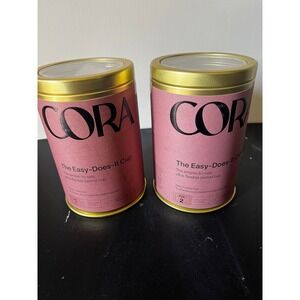 Cora The Easy-Does-It Cup Menstrual Cup Set Size 1 & 2 Medical Grade Silicone